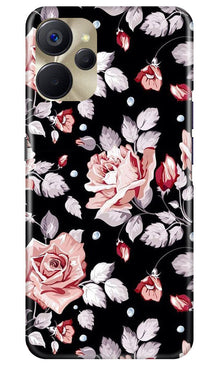 Pink rose Mobile Back Case for Realme 9i 5G (Design - 12)