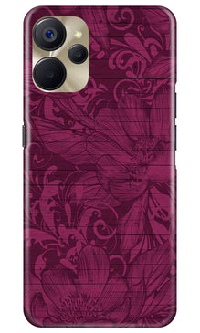 Purple Backround Mobile Back Case for Realme 9i 5G (Design - 22)