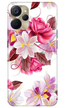 Beautiful flowers Mobile Back Case for Realme 9i 5G (Design - 23)