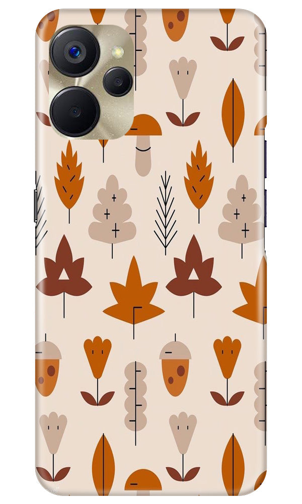 Leaf Pattern Art Case for Realme 9i 5G(Design - 132)