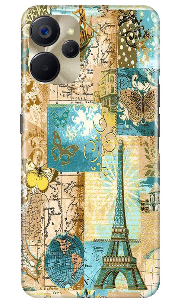 Travel Eiffel Tower Case for Realme 9i 5G (Design No. 175)