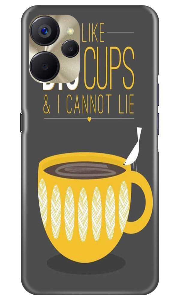 Big Cups Coffee Mobile Back Case for Realme 9i 5G (Design - 312)