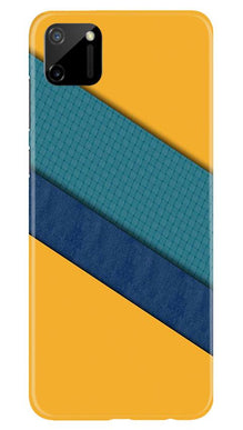 Diagonal Pattern Mobile Back Case for Realme C11 (Design - 370)