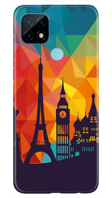 Eiffel Tower2 Mobile Back Case for Realme C12 (Design - 91)