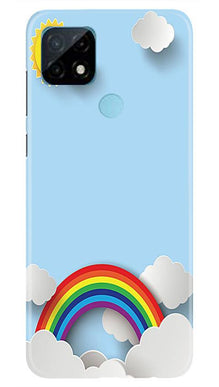 Rainbow Mobile Back Case for Realme C21 (Design - 225)