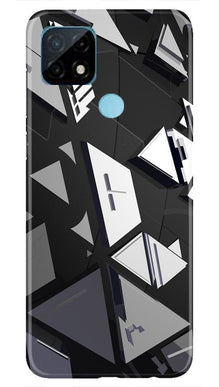 Modern Art Mobile Back Case for Realme C21 (Design - 230)