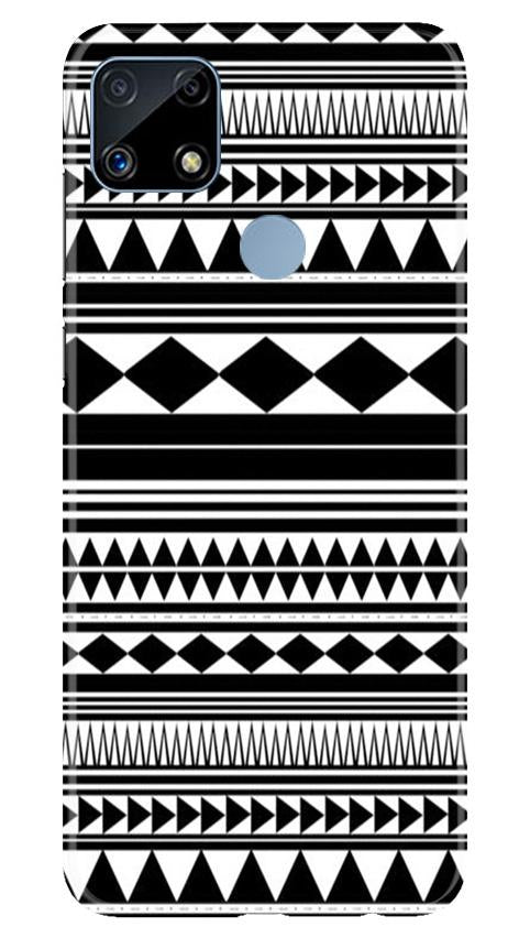 Black white Pattern Case for Realme C25S