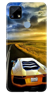 Car lovers Mobile Back Case for Realme C25S (Design - 46)