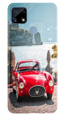 Vintage Car Mobile Back Case for Realme C25S (Design - 51)