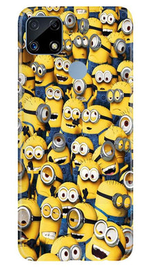 Minions Mobile Back Case for Realme C25S  (Design - 126)