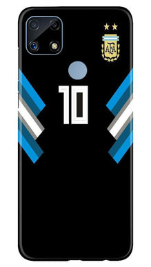 Argentina Mobile Back Case for Realme C25S  (Design - 173)