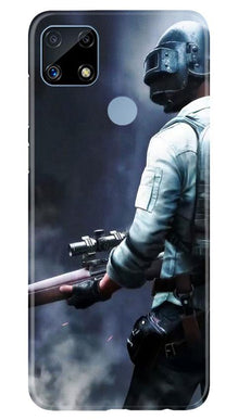 Pubg Mobile Back Case for Realme C25S  (Design - 179)