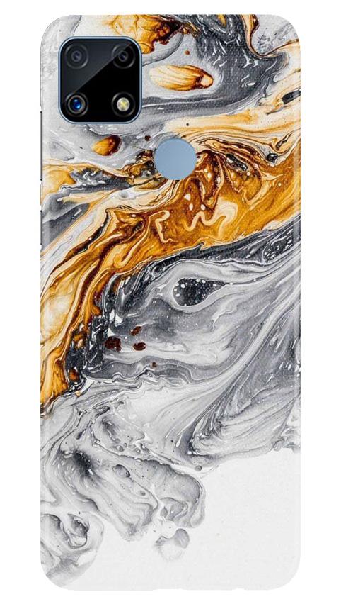 Marble Texture Mobile Back Case for Realme C25 (Design - 310)