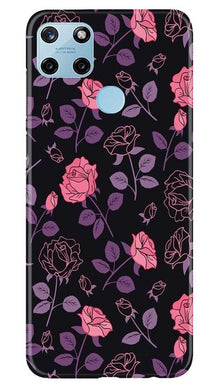 Rose Pattern Mobile Back Case for Realme C25Y (Design - 2)