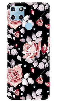 Pink rose Mobile Back Case for Realme C25Y (Design - 12)