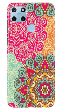 Rangoli art2 Mobile Back Case for Realme C25Y (Design - 29)