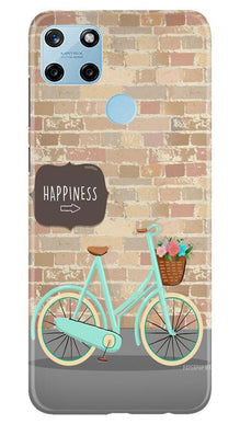 Happiness Mobile Back Case for Realme C25Y (Design - 53)