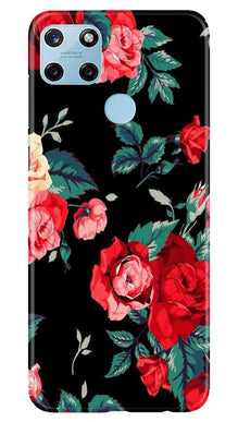 Red Rose2 Mobile Back Case for Realme C21Y (Design - 81)