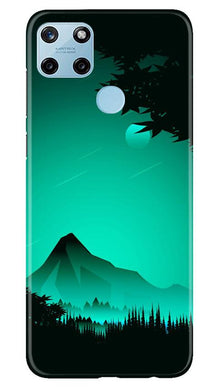 Moon Mountain Mobile Back Case for Realme C21Y (Design - 204)