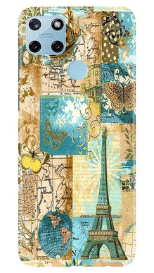 Travel Eiffel Tower Mobile Back Case for Realme C21Y (Design - 206)