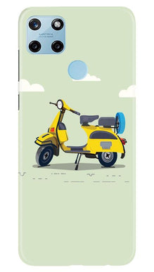 Vintage Scooter Mobile Back Case for Realme C21Y (Design - 260)