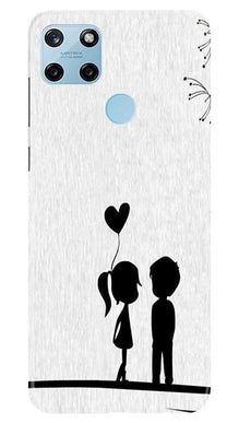 Cute Kid Couple Mobile Back Case for Realme C21Y (Design - 283)