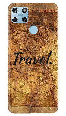 Travel Mobile Back Case for Realme C25Y (Design - 375)