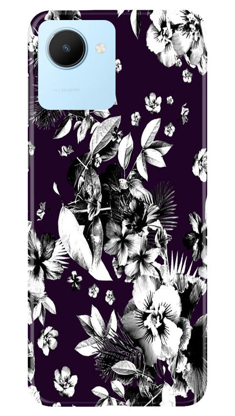 white flowers Case for Realme C30