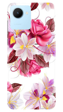 Beautiful flowers Mobile Back Case for Realme C30 (Design - 23)