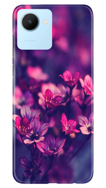 flowers Mobile Back Case for Realme C30 (Design - 25)