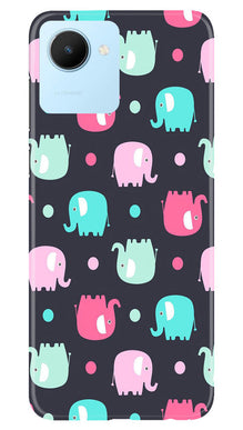 Elephant Baground Mobile Back Case for Realme C30 (Design - 44)