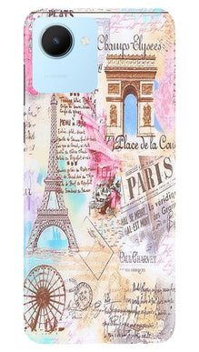 Paris Eiftel Tower Mobile Back Case for Realme C30 (Design - 54)