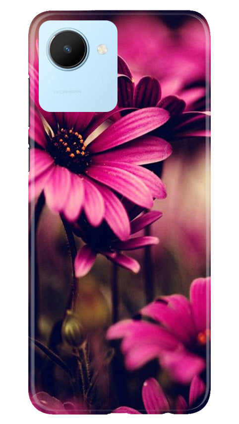 Purple Daisy Case for Realme C30