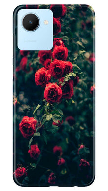 Red Rose Mobile Back Case for Realme C30 (Design - 66)