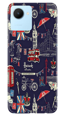 Love London Mobile Back Case for Realme C30 (Design - 75)