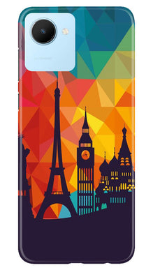 Eiffel Tower2 Mobile Back Case for Realme C30 (Design - 91)