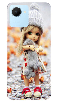 Cute Doll Mobile Back Case for Realme C30 (Design - 93)