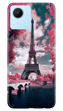 Eiffel Tower Mobile Back Case for Realme C30  (Design - 101)