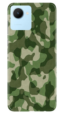 Army Camouflage Mobile Back Case for Realme C30  (Design - 106)