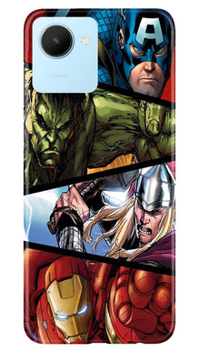 Avengers Superhero Mobile Back Case for Realme C30  (Design - 124)