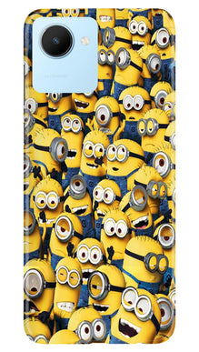 Minions Mobile Back Case for Realme C30  (Design - 126)