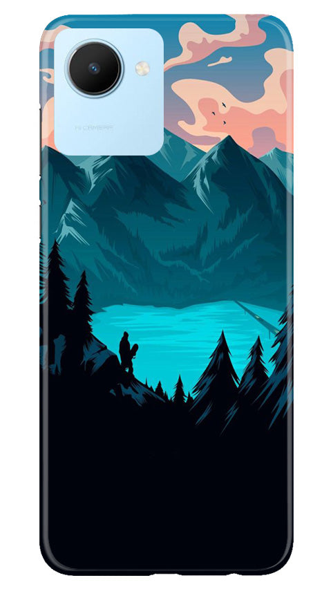 Mountains Case for Realme C30 (Design - 155)