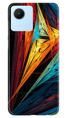 Modern Art Mobile Back Case for Realme C30 (Design - 197)