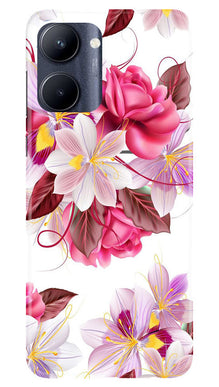 Beautiful flowers Mobile Back Case for Realme C33 (Design - 23)