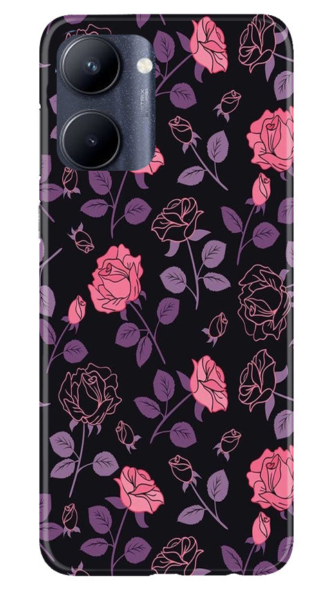 Rose Black Background Case for Realme C33