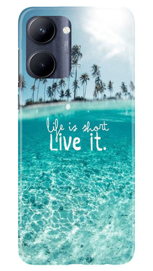 Life is short live it Mobile Back Case for Realme C33 (Design - 45)