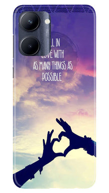 Fall in love Mobile Back Case for Realme C33 (Design - 50)