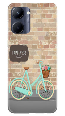 Happiness Mobile Back Case for Realme C33 (Design - 53)