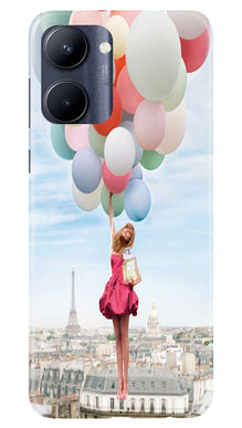 Girl with Baloon Mobile Back Case for Realme C33 (Design - 84)