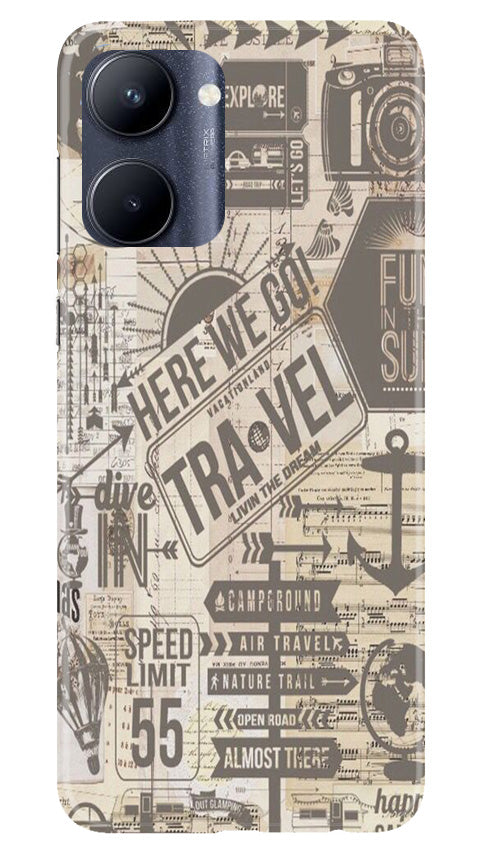 Travel Case for Realme C33(Design - 104)